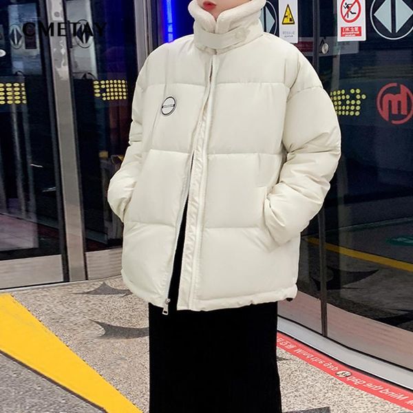 

women's down & parkas winter party coat women jackets 2021 korean harajuku collar warm cotton jacket female ins loose padded, Black