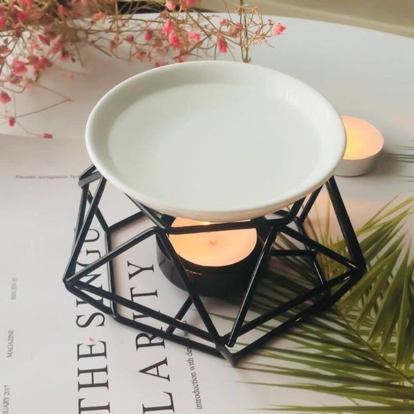 

stainless steel oil burner candle lamp home decorations aroma yoga bedroom fragrance lamps