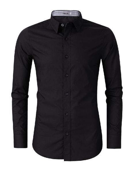 

men's casual shirts yiwa shirt wrap v neck turn-down collar button down slim fit cotton long sleeve boy coat simple, White;black