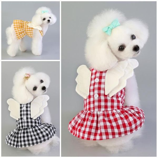 

dog apparel summer dress cute wing pet clothing cat yorkshire shih tzu maltese poodle bichon pomeranian schnauzer clothes costumes