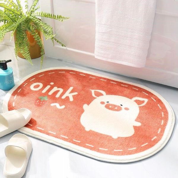 

carpets cartoon entrance floor mat rug anti-slip bathroom mats absorbent doormat washable area soft carpet welcome home decor