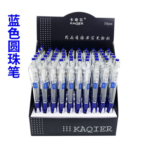 

students k-8020 prs the examination ball point pen 0.5mm office and teachers change red for homework, Blue;orange