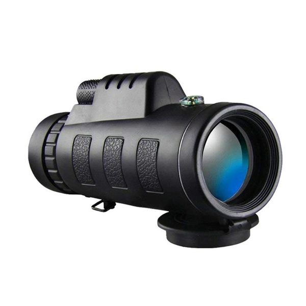 

telescope & binoculars 40x60 zoom monocular clear weak night vision pocket with smart phone holder for camping scope