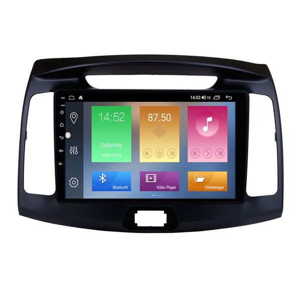 GPS Car dvd Radio Player per Hyundai Elantra 2011-2016 con supporto WIFI Telecamera di backup OBD2 9 pollici Android 10 Unità di testa