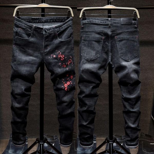 

arrivals men's oversize loose jeans causal long denim pants vintage trousers, Blue