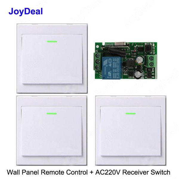 

smart home control wireless remote switch ac 110v 220v receiver wall panel transmitter hall bedroom ceiling lights led lamps tx