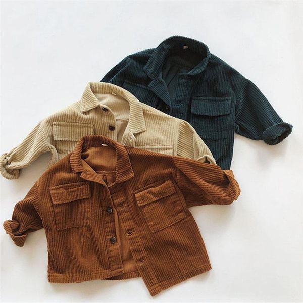 

jackets 1-7t corduroy boy coat toddler kid baby girl winter clothes warm thick jacket fashion infant clothing outwear vintage streetwear, Blue;gray