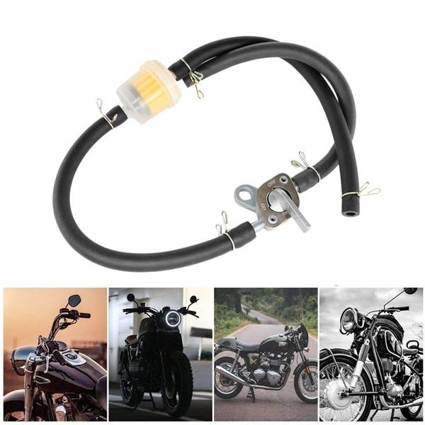 

parts 5/8mm fuel hose petrol filter tubing oil switch seat valve tank for 50cc-150cc go karts