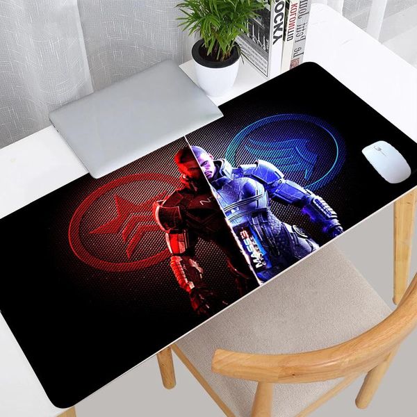 

mouse pads & wrist rests mass effect pad xl lockedge large gaming accessories computer gamer keyboard mat hyper beast mousepad for csgo desk