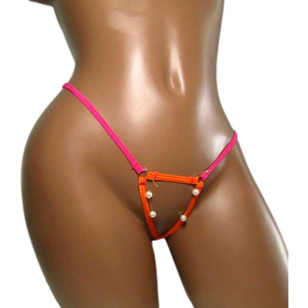 

women's panties candy ladies string micro beading massage thong girl coward erotic homens open crotch lingerie briefs, Black;pink