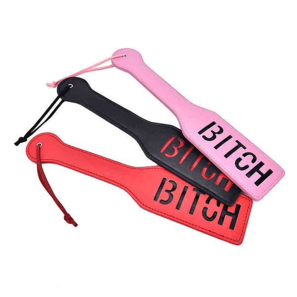 Nxy Adult Toys Bltch Sm Flog Spank Paddle Beat Unterwürfiger Sklave Kinky Fetisch Bdsm Peitsche Folterausrüstung Sexy Spielzeug Schwarz Rot Rosa 1207