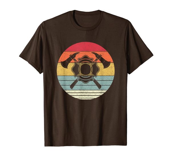 

Retro Firefighter Vintage Style Fireman Gift Men T-Shirt, Mainly pictures