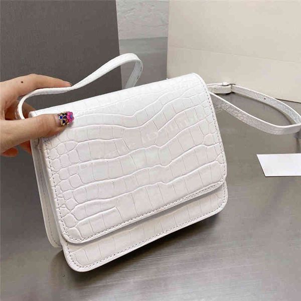 

handbag women luxurys designers bags 2021 crossbody bag clutch tofu cube shoulder wallet totes alligator shiny crocodile print purses wallet