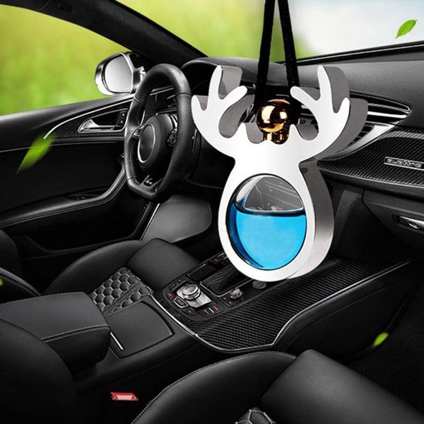 

car air freshener suspended perfume pendant conditioning outlet metal bottle b36b