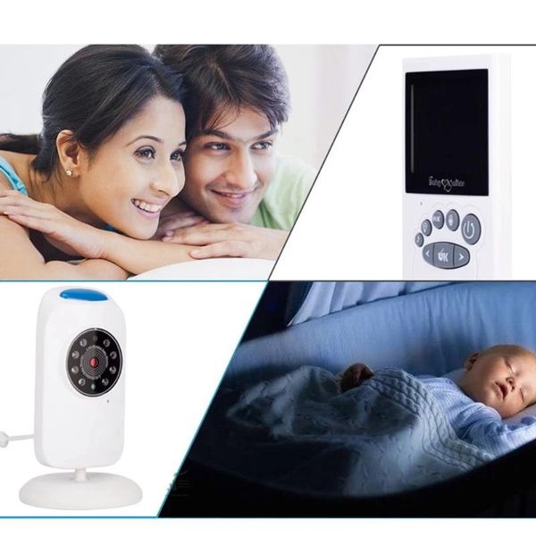 

box cameras 2.4 inch wireless tft lcd video baby monitor infrared night-vision real-time temperature two-way o lullabies nanny secu