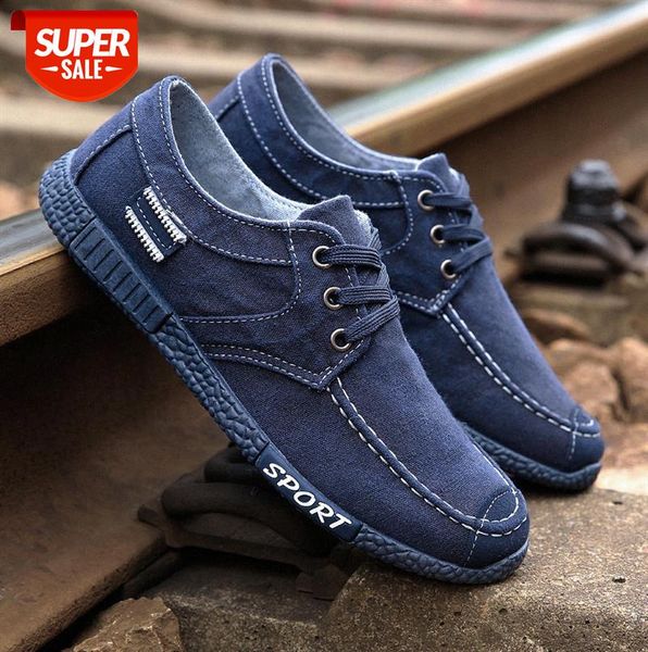 

men's canvas shoes korean casual board old beijing cloth breathable deodorant #6z4r