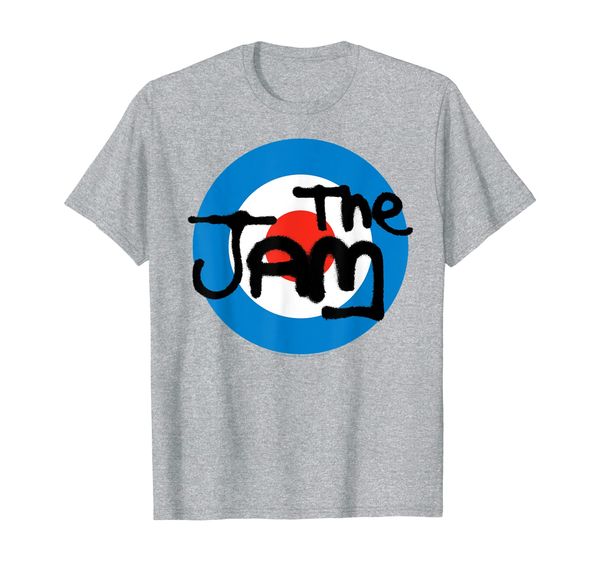 

the jam official spray logo target t-shirt, White;black
