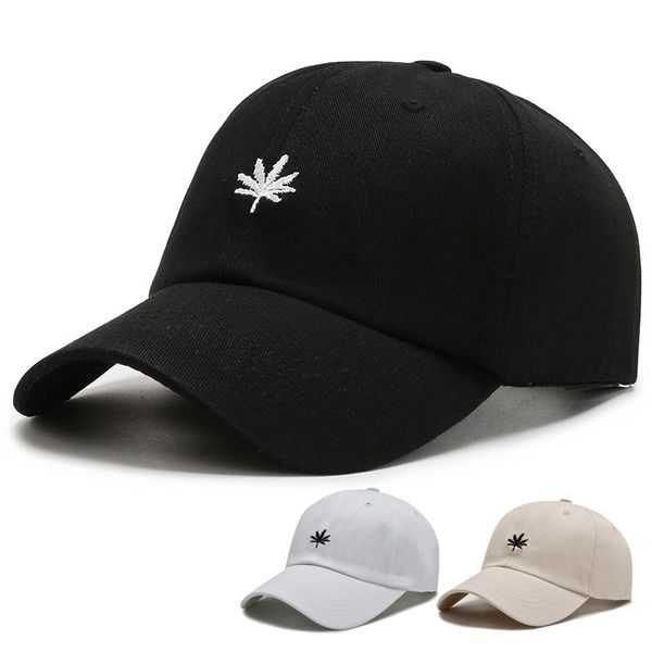 

maple leaf hat womens soft fashion brand spring and autumn sun-proof outdoor peaked cap mens korean-style casual baseball, Blue;gray