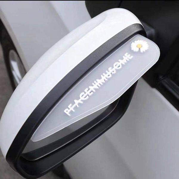 

car sunshade 2pcs/lot retrofit parts auto accessories complete rearview eyebrow decoration