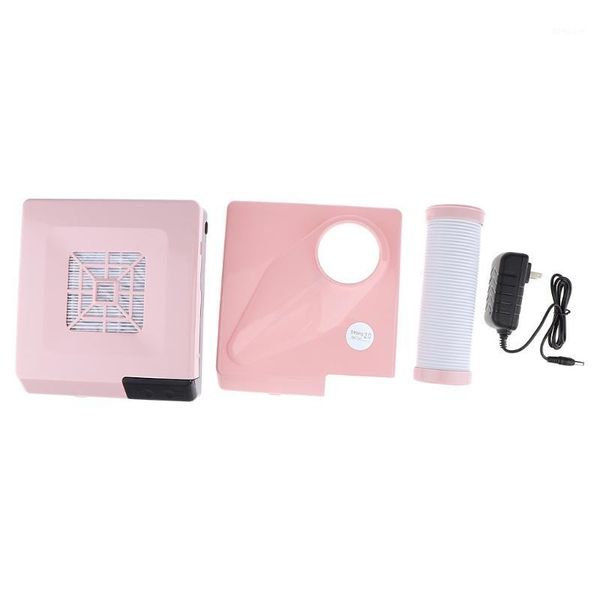 

nail salon dust collector suction cleaner fan no-spilling filter art equipment1, Silver