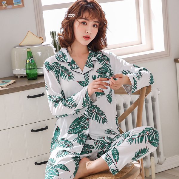 

women pajamas set cotton pyjama femme hiver ladies pijama mujer cute sleepwear girl long sleeved piama, Black;red