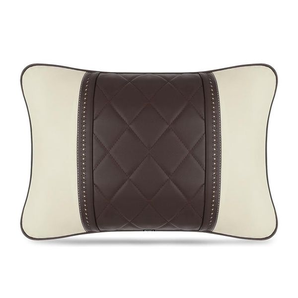 

seat cushions napa leather car headrest pillow luxury pillows supports sets back cushion auto neck rest lumbar