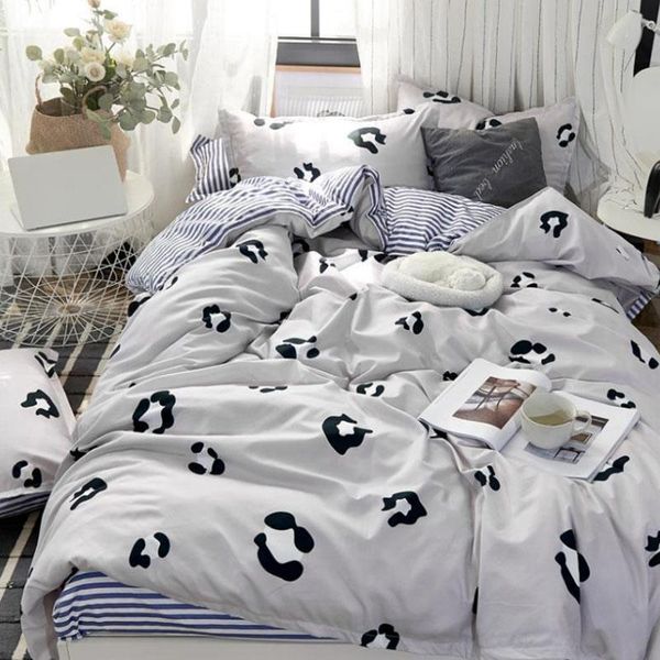

bedding sets home textiles duvet cover flat sheet skin-friendly aloe cotton 3/4pcs quilt pillowcases