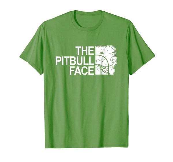 

the pitbull face funny dog pitbull t-shirts, White;black