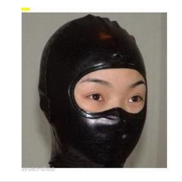 

beanies look spandex open eyes metallic black mask s-xxl