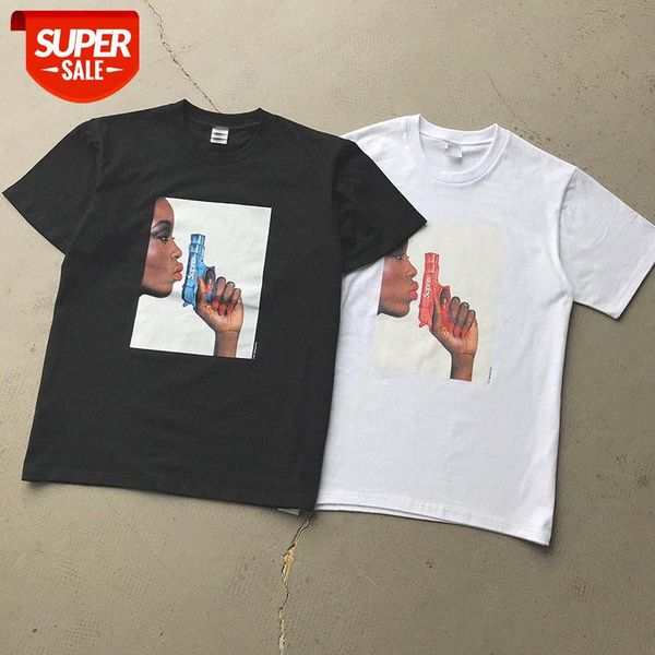 

sssupremme version  plus oversize pistol short sleeve t-shirt long sleeves available #yb68, Black