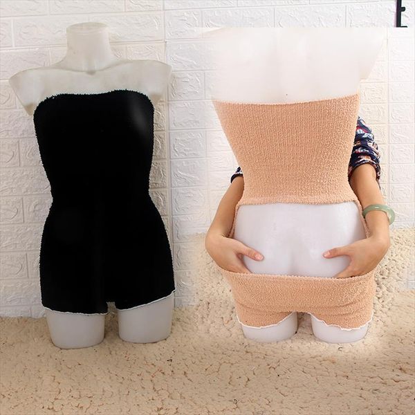 

high waisted black plush womens shorts thickened warm soft breathable comfortable open gear belly, White;black