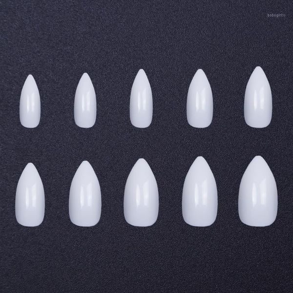 

600pcs nail art water drop round head full cover french manicure false tips fake nails artificial beauty products1, Red;gold