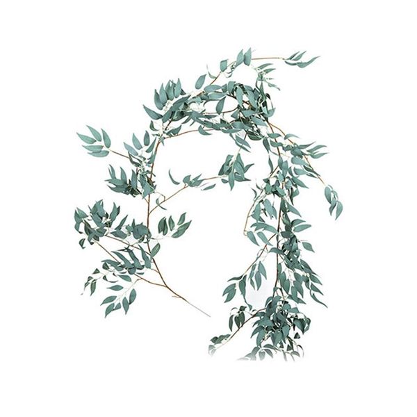 

decorative flowers & wreaths artificial flower simulation willow plant wedding ceiling layout fake vine air conditioning pipe rattan decorat
