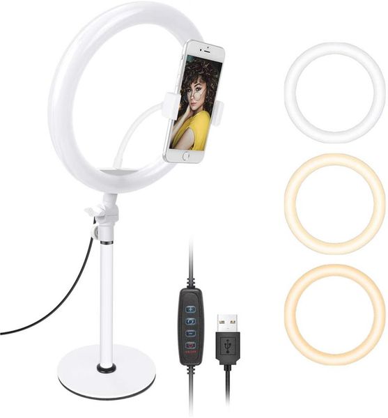 

flash heads pography lighting with tripod stand camera po studio circle led selfie ring light phone lamp for video tiktok youtube set