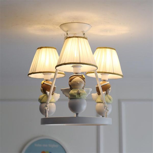 

ceiling lights blessing angel modern children's room bedroom study living lamps model boy girl indoor decoration