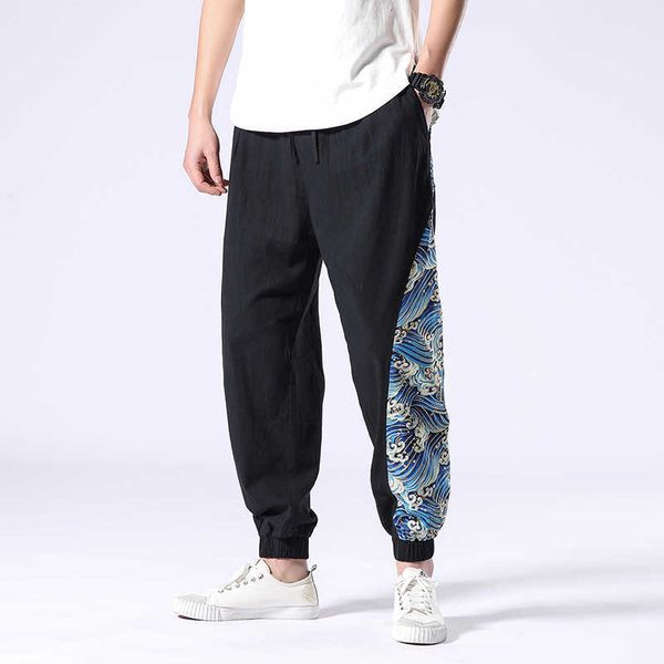 

men's pants mens harem baggy summer hip hop korean style streetwear male sweatpants trousers joggers men rb5r w6dn, Black