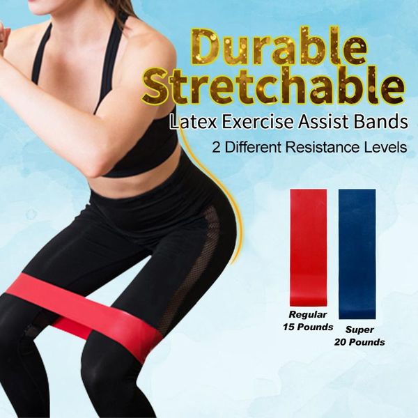 

pieces resistance loop exercise bands fitness equipment natural latex pulling ring sports yoga gym strength training athletic