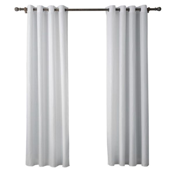 

curtain & drapes white oxford cloth window plain color bedroom for home decor
