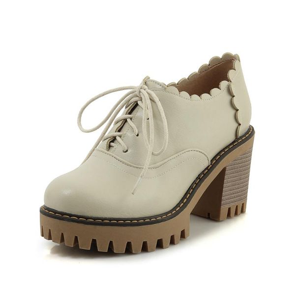 

dress shoes early spring in 2021 product high fashion with thick waterproof table size 43 yards 33 - single woman, Black