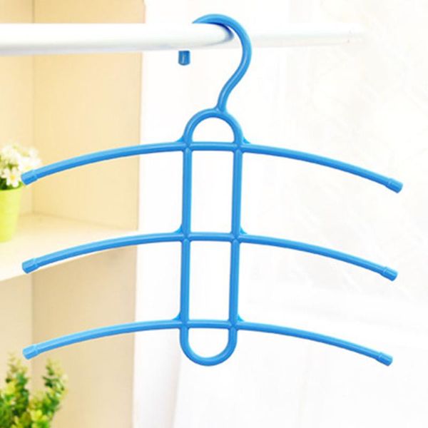 

holder clothes hanger storage rack wardrobe multi layers towel fishbone shape home closet pp hook laundry organizer hooks & rails