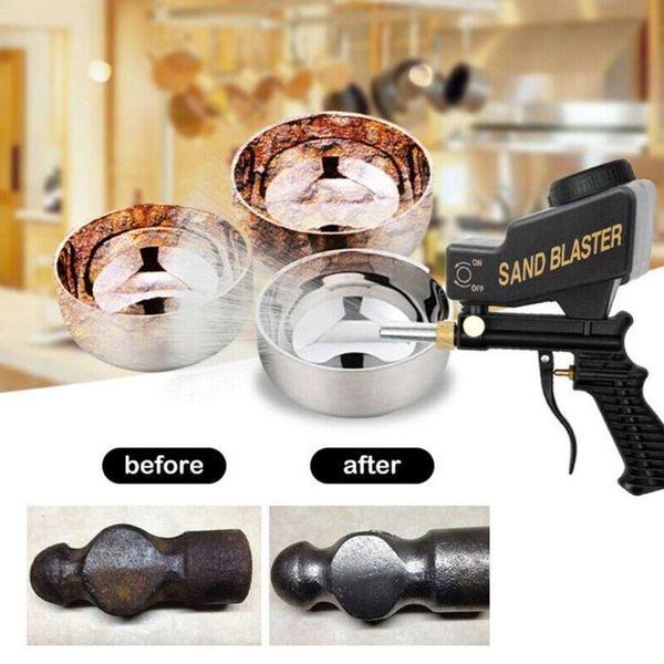 

professional spray guns gravity sand blaster portable small air sandblasting tool handheld machine rust preventive sprayer sandblaster