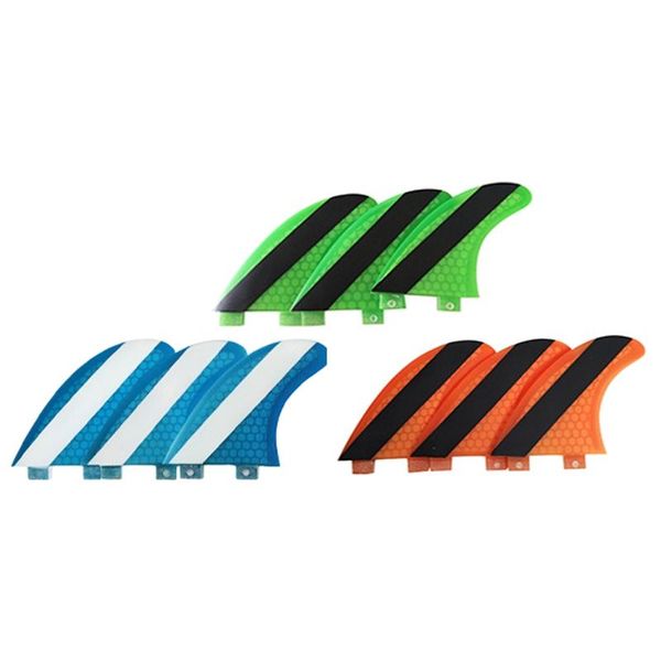 

fibreglass honeycomb fins board fin tri set glass fiber surfing water bottles & cages