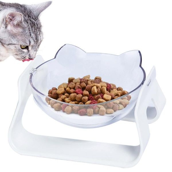 

cat bowls & feeders bowl non-slip cervical vertebra protection pet creative angle adjustable shape dog for water feeder
