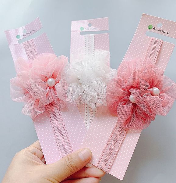

new childrens headdress handmade bow headband, Golden;white