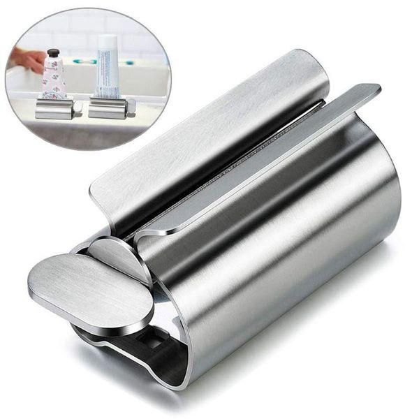 

toothbrush holders lazy cream household gadgets 304 stainless steel small toothpaste squeezing device manual cosmetic