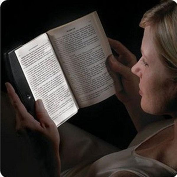 

book lights mini led light magic night visual reading flat plate portable car travel panel nightlights lamp