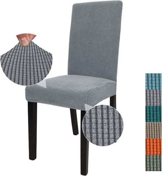 

chair covers cover thickened one-piece fleece elastic seat household el solid color