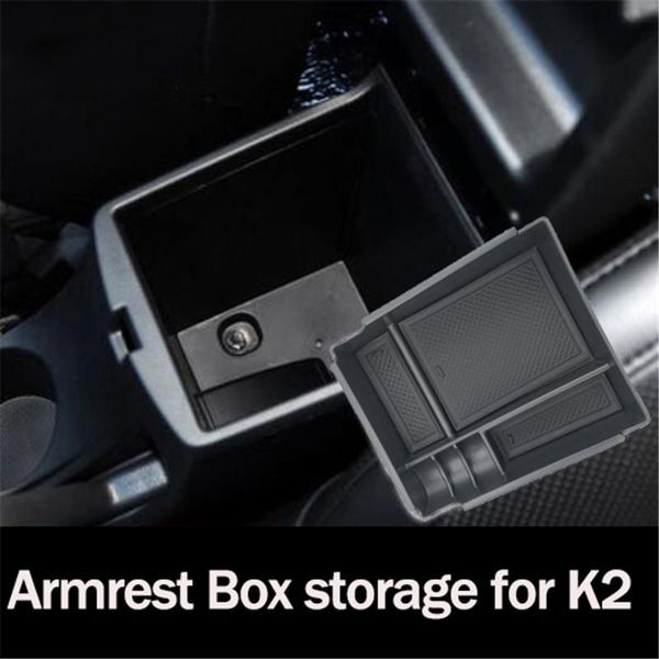 

car organizer accessories central armrest box storage tray for kia k2 rio k4 cachet k5 kx3 sporage ql kx5 kx7 forte sorento borrego