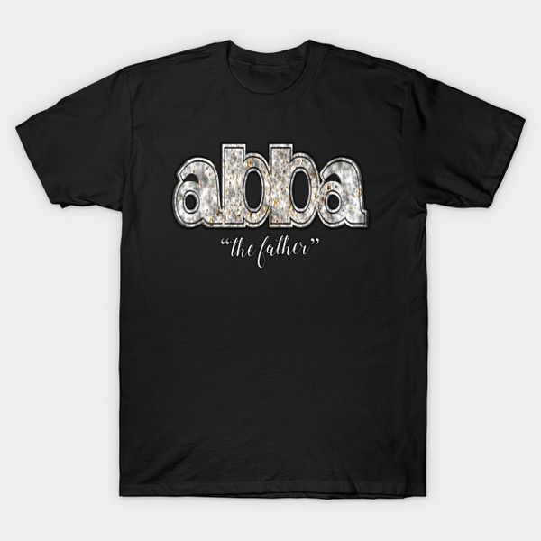 

abba the father t-shirt gift ideas for fans, White;black