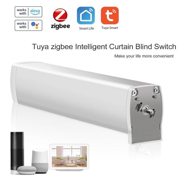 

smart home control tuya zigbee curtain blind switch electric motorized roller shutter remote motor